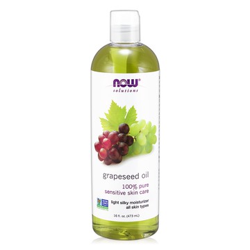 【NOW】葡萄籽油 Grapeseed Oil 473ML 基礎油/基底油/按摩油/Carrier Oil/美國原裝