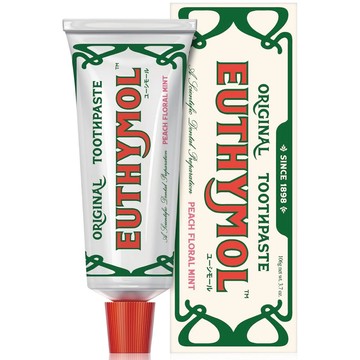 EUTHYMOL蜜桃花香 桃花薄荷香味人氣牙膏旅行套裝106g
