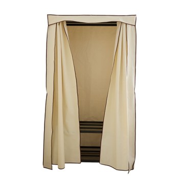 【品樂生活】窗簾式可水洗加高防塵套 45X120210CM (不含鐵架)/布套/層架配件/層架防塵套/衣櫥套