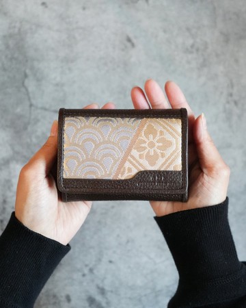 織帶與真皮名片夾 (ami-b)