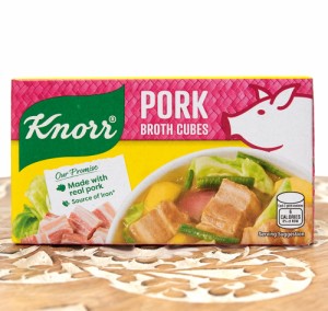 ポークキューブ フィリピン 60g    フィリピン料理 フィリピン料理の素 ブイヨン ダシ コンソメ Knorr（クノール） カレカレ