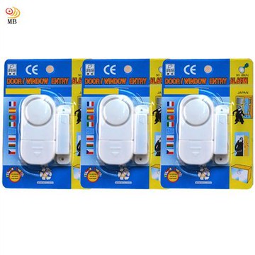 月陽門窗高敏度防盜門窗磁簧警報器超值3入(I-0433)