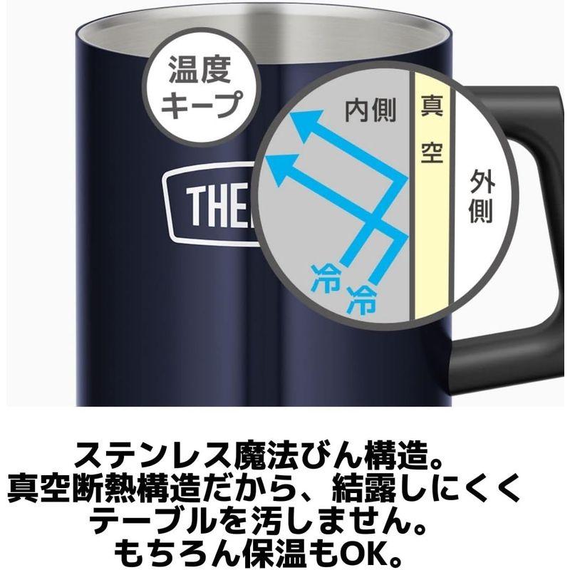 サーモス (THERMOS) 真空断熱マグカップ2個セット 350ml 保冷 保温 マグ コップ ビール ビア コーヒー ステンレス 350