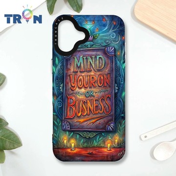 TRON IPHONE 16 PLUS 少管閒事 MAGSAFE 磁吸 防摔 太空殼 透黑 手機殼