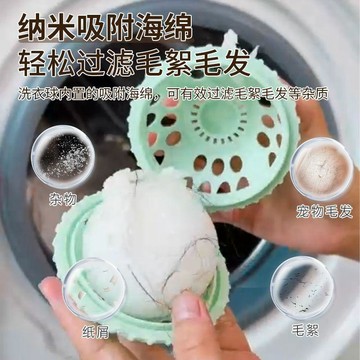 🔥臺灣出貨🔥懶人清洗器全自動專用除毛過濾網袋洗衣球防纏繞神器滾筒清潔去污