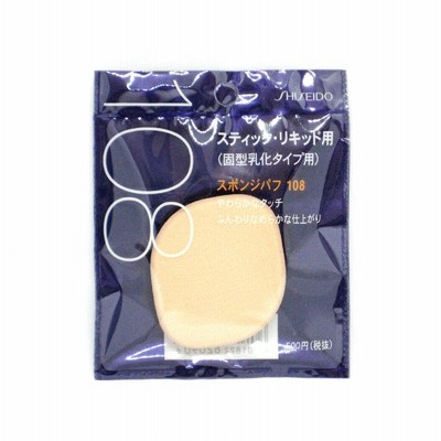 スポンジパフ (固型乳化タイプ用･角) 108