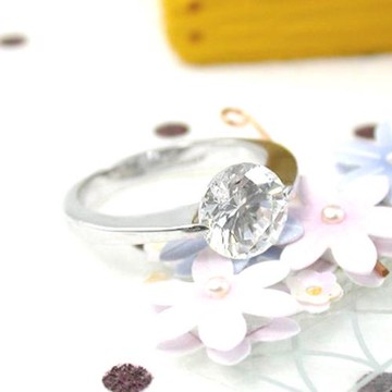 【伊飾童話】純淨界線＊一克拉單鑽戒/尺寸可選