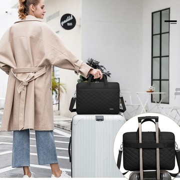 【BONum 博紐】ins極簡菱格防水防撞15吋筆電包