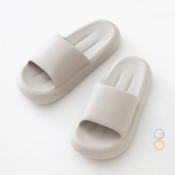 CARET 防噪音蓬鬆雲朵EVA拖鞋  260-265  淺灰