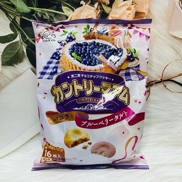 日本 Fujiya 不二家 雙味鄉村餅乾 香草/藍莓160g