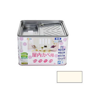 日本 Asahipen 水性高機能健康塗料 象牙 5L