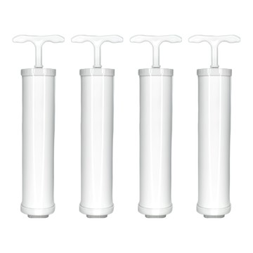 小麥購物 Y335掛式真空衣物收納袋 抽氣筒 98g  白色  4個