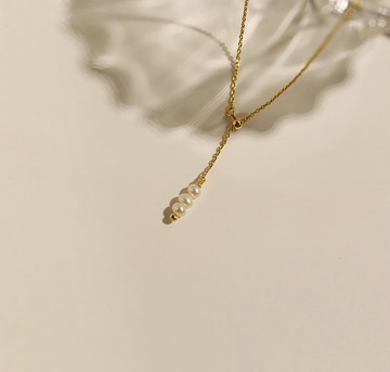 瑪喬莉淡水珍珠Y字項鍊