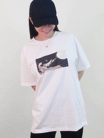 ZJ中厚磅經典短袖T恤 遷徙款恐龍人系列繪圖設計 台灣製造MIT