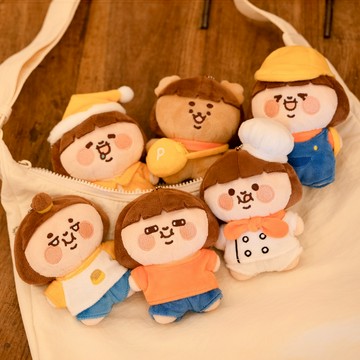 Plastic Thing食妹 毛絨公仔吊飾盲盒(6入盒裝)