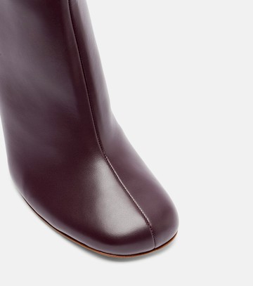 Le Monde Béryl Mica 80 leather ankle boots
