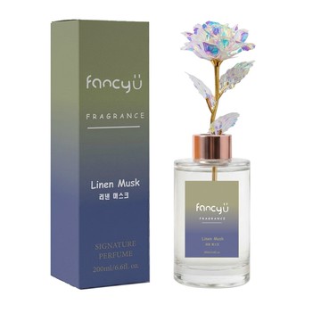 FANCY U 極光玫瑰擴香瓶-亞麻麝香 Linen Musk