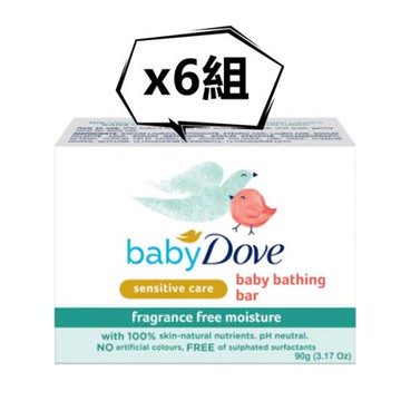Dove 多芬嬰兒香皂--敏感肌膚(90g*4/組)*6