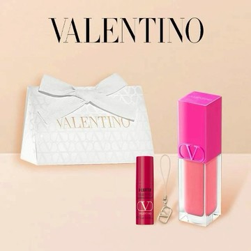 快速出貨💋贈妝前乳【VALENTINO】高訂水光潤唇蜜｜新品上市｜新禮物