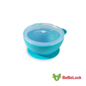 BeBeLock幼兒矽膠餐碗 (綠)