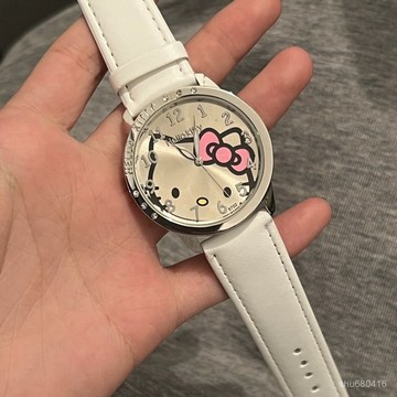 【全店免運 保固三年】Hellokitty手錶女小衆輕奢ins高顔值學生可愛腕錶少女心甜妹禮物