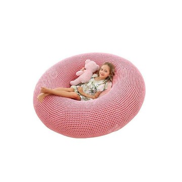 【含稅/免運】 繩網部落兒童繩編輪胎沙發彩虹網懶人沙發榻榻米陽臺單人沙發躺椅