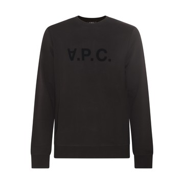 A.p.c. - Black Cotton Sweatshirt