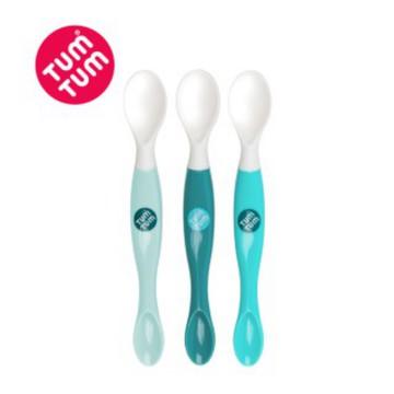 【TUM TUM】  離乳餵食/學習雙頭湯匙(3入)