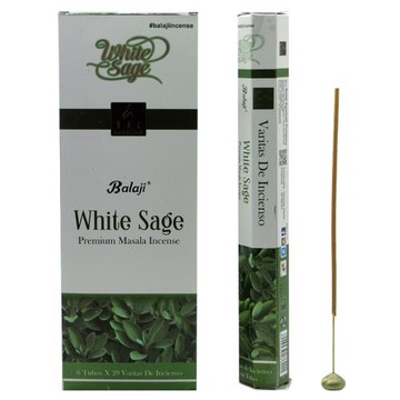 印度進口BALAJI White Sage白鼠尾草植物線香凈化空氣家用熏香
