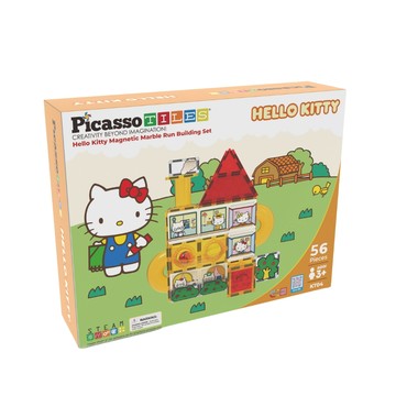 Picassotiles 三麗鷗系列彩繪磁力片 Hello Kitty 56PCS【官方旗艦店】