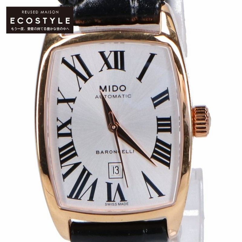 美品 MIDO ミドー M003.107.36.033.00 バロンチェッリ トノー 