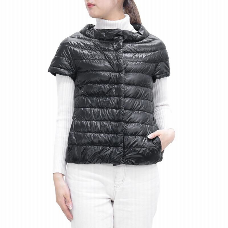 ヘルノ HERNO レディース ケープ ショートスリーブダウンジャケット