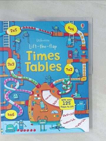 【書寶二手書T1／少年童書_Y1U】Lift the Flap Times Tables Book_Rosie Dickins,Benedetta Giaufret