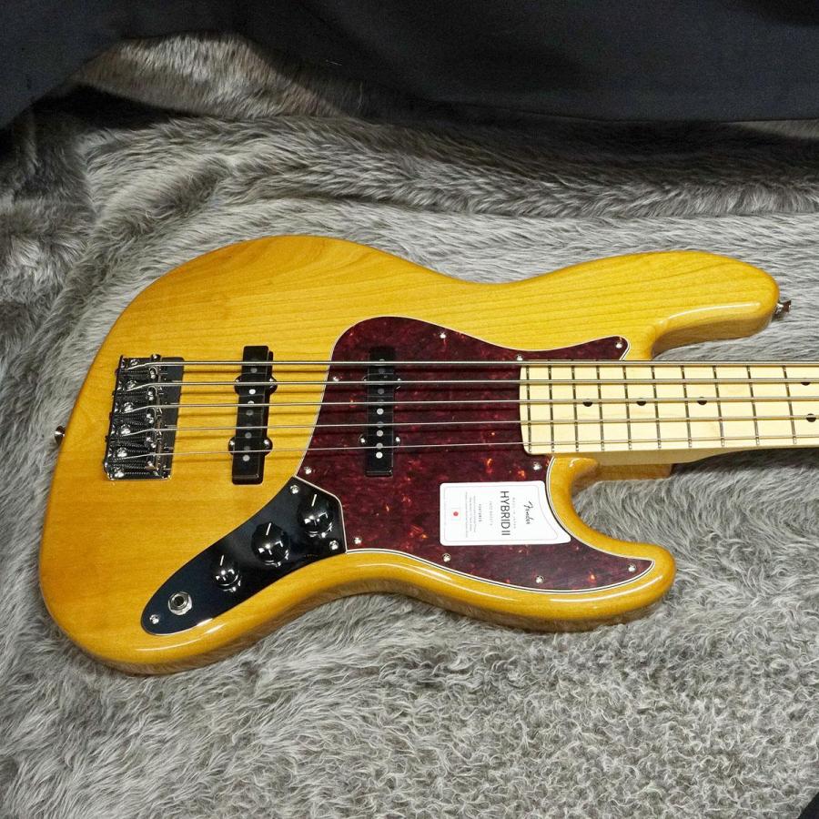 Fender Made in Japan Hybrid II Jazz Bass V MN Vintage Natural