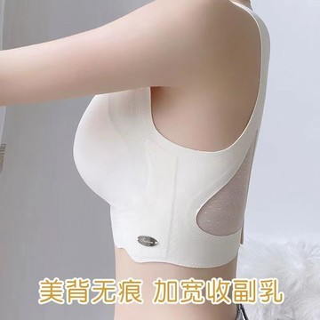 【店鋪熱銷】無痕美背 大碼內衣 夏季薄款 大胸顯小 聚攏 收副乳防下垂運動文胸罩 果凍膠提拉涼感內衣