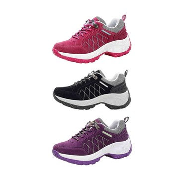 [韓國KW美鞋館]現貨韓國麂皮交叉線休閒運動鞋