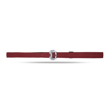SOURCE 藏錢腰帶 Slim Travel Belts (鋁扣) 深紅色 L｜(86-120cm)
