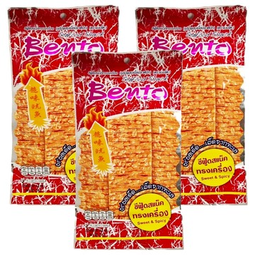 Bento 超味魷魚片  24g  3包