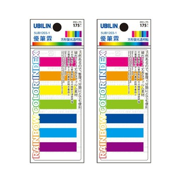 優筆霖 5UB1203-1 方形螢光標籤 指示標籤【APP滿額下單4%點數(單一帳號最高1000點)】7/31止