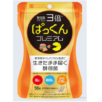 補充 Svelte 3x Pakkun 分解酵母高級 Pac-Man 合作 56 片 |酵母菌 碳水化合物分解 碳水化合物飲食