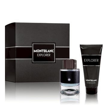 【MONTBLANC】萬寶龍 Explorer 探尋旅者淡香精禮盒(淡香精60ML+沐浴精100ML)