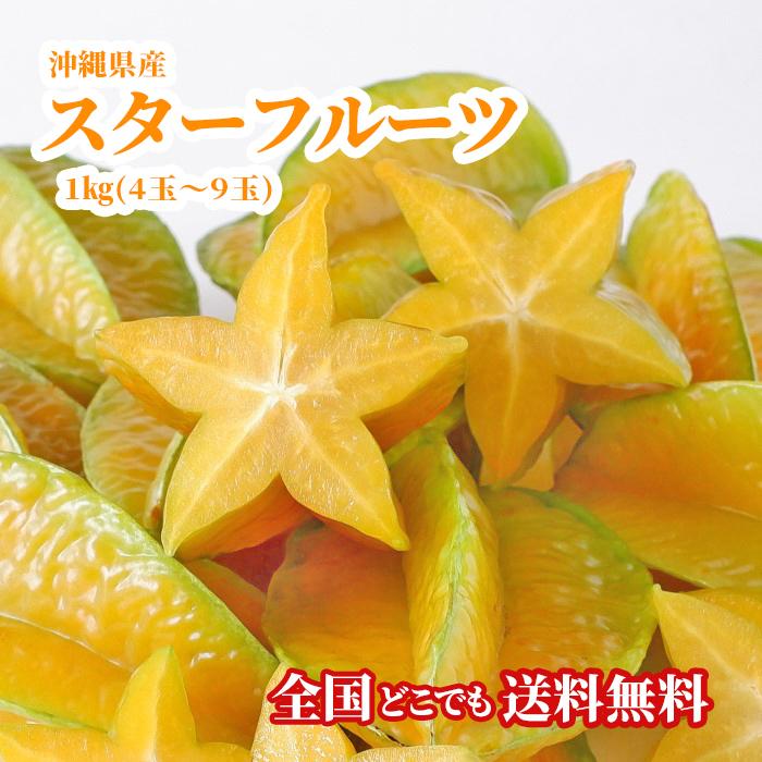 沖縄県産スターフルーツ1kg(4玉〜9玉)