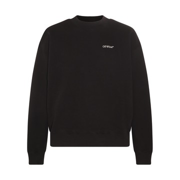Off-white - Black And Grey Cotton Sweatshirt