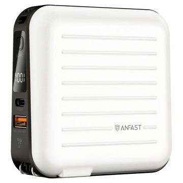 ANFAST 旅行行李箱大容量行動電源 PD 20w  白色  AF-P15000S