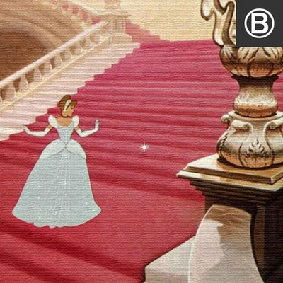 ブランド通販 アートパネル ファブリックボード 眠れる森の美女 白雪姫 絵画