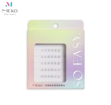 MEKO 好簡單自黏式免膠單株睫毛 - 下睫毛 交叉款 I-007【官方旗艦店】