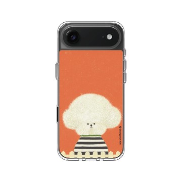 iPhone Air Clear Case（相機按鈕） 透明 - Seungyoun Kim - 穿條紋T的小狗