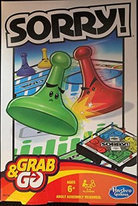 ボードゲーム 英語 アメリカ Hasbro Gaming Sorry Grab GO