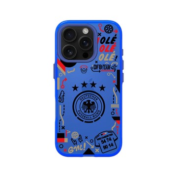 iPhone 16 Pro Clear 激光藍 - Deutscher Fußball-Bund - Graffiti