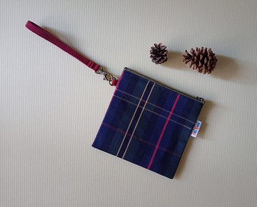 經典格紋拉鍊袋